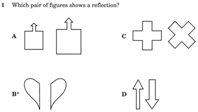 assessment item from TEA's released tests